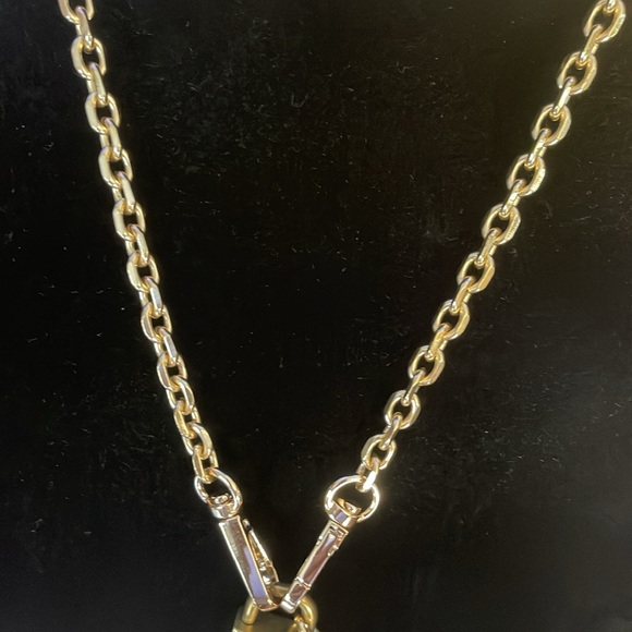 Vintage LV Louis Vuitton Padlock key & lock with chain & charm - Picture 5 of 7